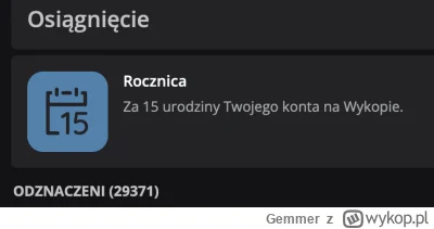 Gemmer - Przez moment poczułem się wyjątkowo, a potem zobaczyłem, że jest jeszcze 30....