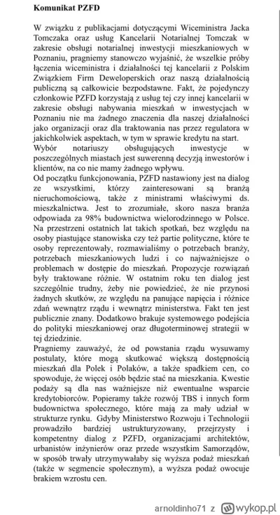 arnoldinho71 - #nieruchomosci 
Od Tomczaka odcina się nawet PZFD
Pewnie czują, że goś...