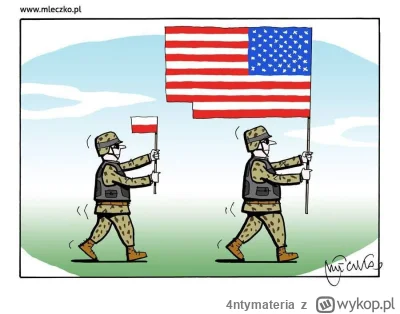 4ntymateria - Jak należy rozumieć ten obrazek?
#heheszki #polska #usa #nato #wojna #p...