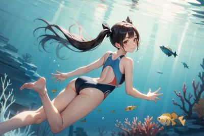 PatoWykoper - #anime #randomanimeshit #aiart
Niezła sztuka to otwarte oczy pod wodą. ...