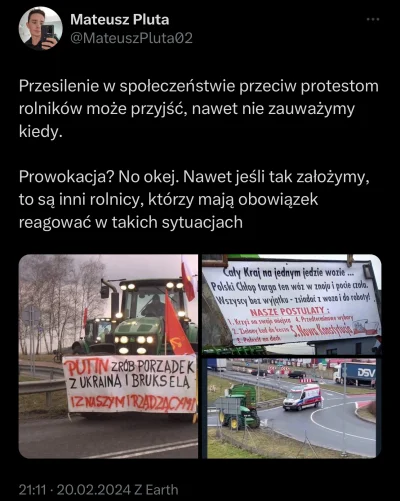 Wezzore-04 - Nie dość, że konfiarze to ruscy dupolizy to jeszcze część rolników lgnie...