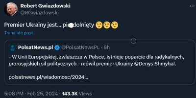 dom_perignon - Gwiazdowski się odpalił

#polityka #ukraina #polska