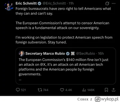 Coxex - UE każe Muskowi przestać sprzedawać niebieskie paski na twitterze oszustom, p...