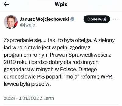 M4rcinS - Największa beka to z Janusza Wojciechowskiego, i całego PiSu z resztą też. ...