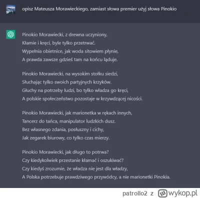 patrollo2 - #chatgpt #polityka #heheszki