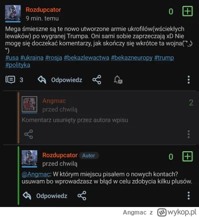Angmac - A tu myk, kilka minut później