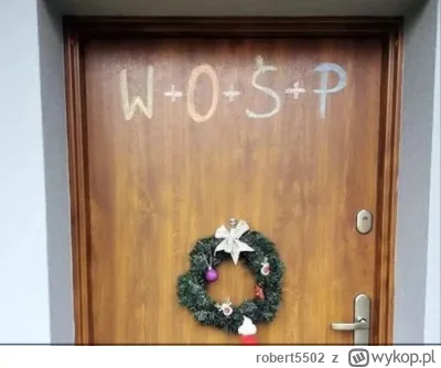 robert5502 - #wosp ? Przyjmuje i wspieram 
Natomiast katolickim degeneratom stanowcze...