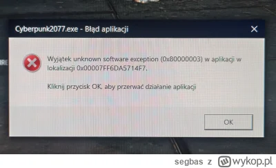 segbas - @3Mw_ Mam najnowsze sterowniki 537.42 więc problem chyba poważniejszy, ponie...