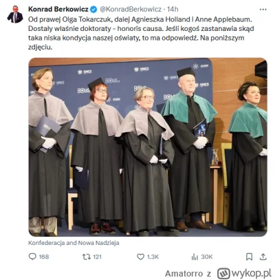 Amatorro - Nie jest tak źle chyba z tą oświatą, skoro na Berkowiczu się poznali i wie...