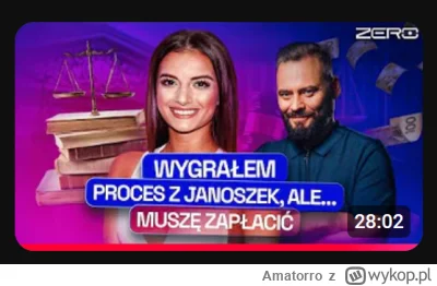 Amatorro - Brawo dla sędziego, który uznał, że nie było żadnego interesu społecznego ...