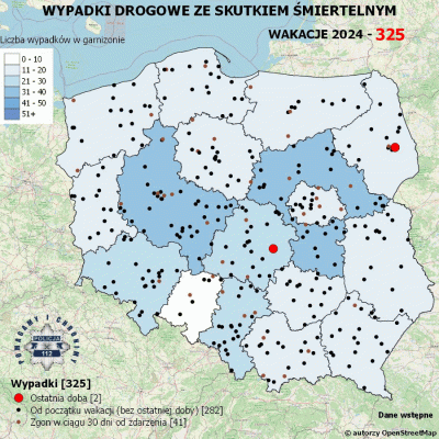 Salido - Minął 63. (z 73) dzień wakacji. 

W ciągu ostatniej doby miały miejsce 2 wyp...