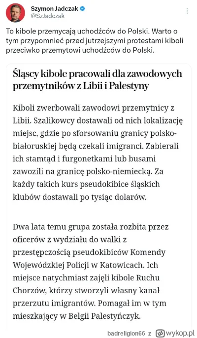 badreligion66 - #polityka To na pewno nieprawda bo przecież oni pilnują granic.