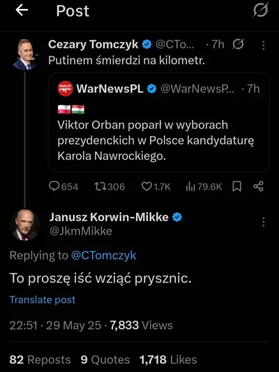 p.....a - To proszę wziąć prysznic
#polityka