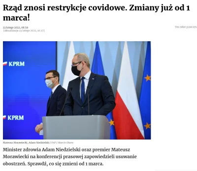 cardenas - @aki_: W Polsce rząd ogłosił koniec obostrzeń covidowych dosłownie 23 lute...