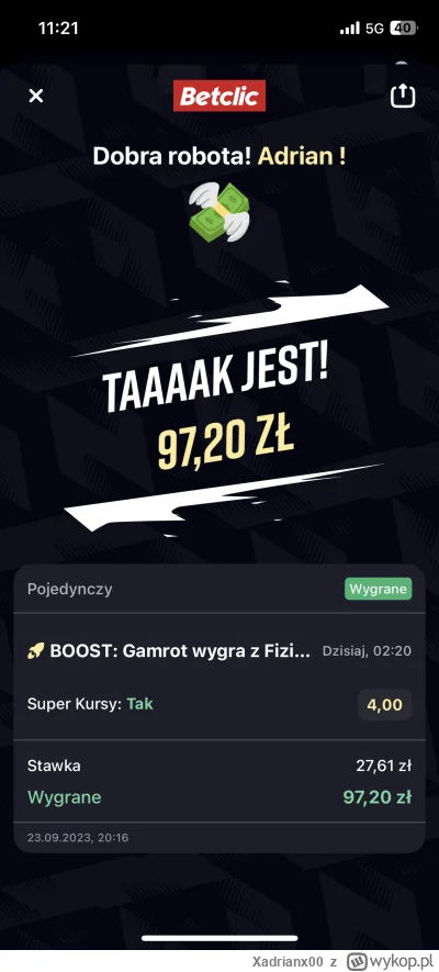 Xadrianx00 - @XYZ91: mogles na betclicku poczekać . Mi się udało złapac ich boost , a...