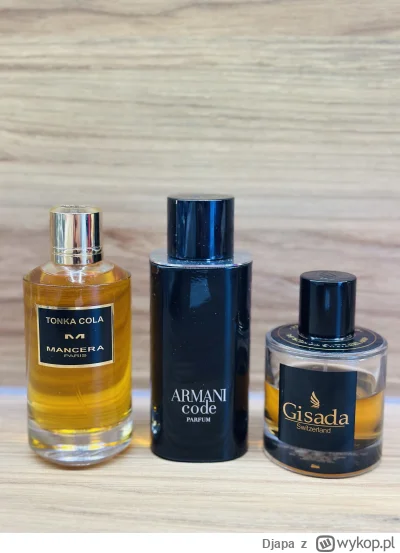 Djapa - #perfumy
Podzielę się: 

-Mancera Tonka Cola
3.5/ml

-Armani Code Parfum 
3.5...