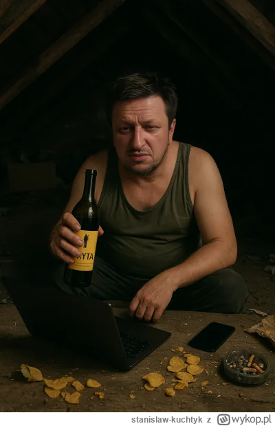 stanislaw-kuchtyk - #kononowicz 
Na strychu nie jest lekko #patostreamy