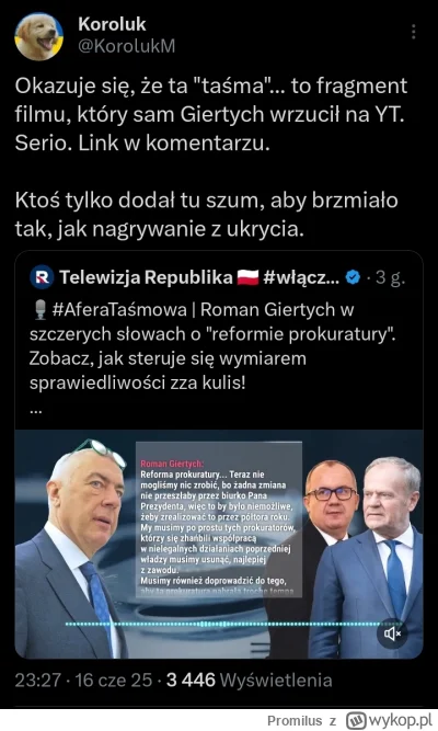 Promilus - Może jeszcze zapłacili temu "informatorowi" xD

#polityka