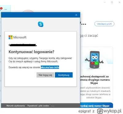 epigraf - Hej, za każdym razem gdy uruchamia mi się Skype, bądź włączam aplikację z p...