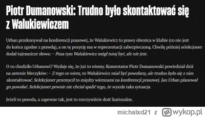 michalxd21 - XDDDDD mamy silnego kandydata na dzbana roku - Walukiewicz prawdopodobni...