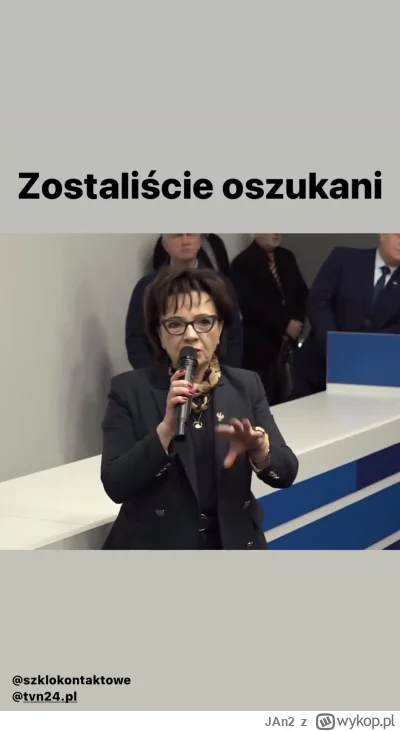 JAn2 - Jak odebrać to co ona mówi? Ze ci co nie głosowali na PiS to debile? Bo "zamkn...