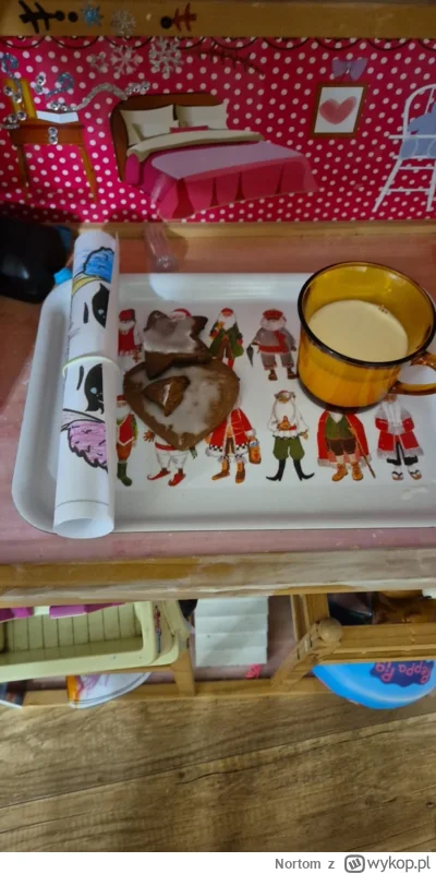 Nortom - @cerbera: głodnemu chleb na myśli :) 

Dla Mikołaja był list, mleko i pierni...