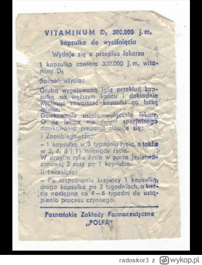 radoskor3 - Zakładam że to lata 70-te 

#zdrowie  #suplementy #leki #dieta  #ciekawos...