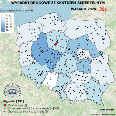 Salido - Minął 69. (z 73) dzień wakacji. 

W ciągu ostatniej doby miał miejsce 1 wypa...