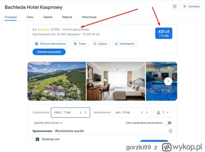 gorzki99 - >No widać do jakich hotelów jeździłeś. proponuję sprawdzić ceny pokoi z cz...
