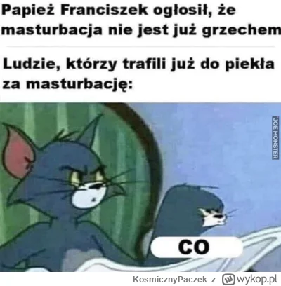 KosmicznyPaczek - #bekazkatoli #masturbacja #humorobrazkowy #heheszki