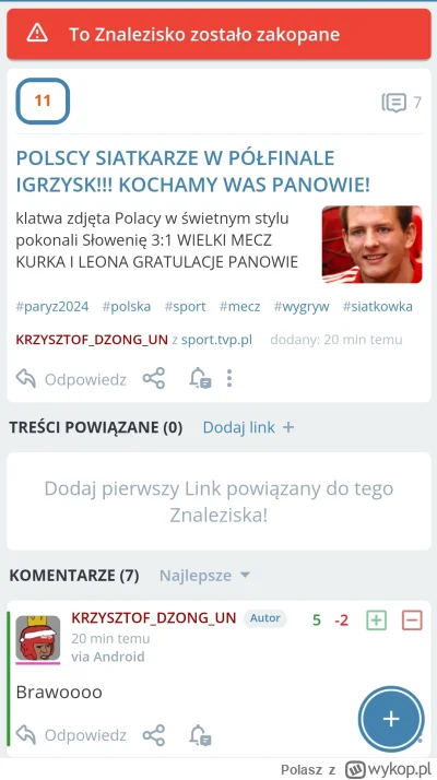 Polasz - @KRZYSZTOFDZONGUN: twoje "nas" jest mocno nie uzasadnione