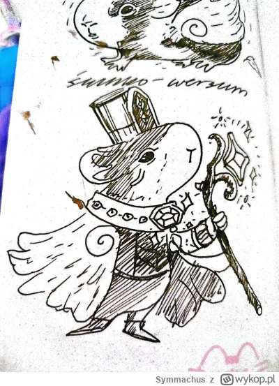 Symmachus - #rysowanie potężny mag i kapłan świnio-wersum, władca kamieni kwi i prote...