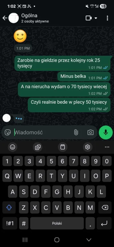 MakiawelicznyAltruista - Ta wiadomość na mojej tajnej grupie inwestycyjnej na WA to k...