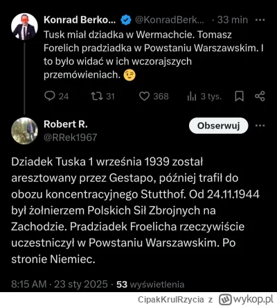 CipakKrulRzycia - #polityka #bekazkonfederacji #tusk