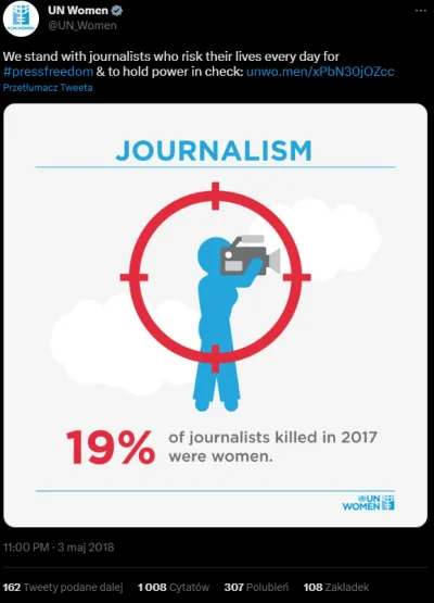 josedra52 - @USSCallisto: Żądamy aby zabijano tylko dziennikarzy płci męskiej!!!!!