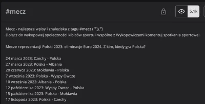 muszyna_skarbzycia - moze warto by belke zmienic na rozpiske meczow na euro? polska j...