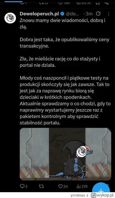 yrrotnuu - Oficjalny statement