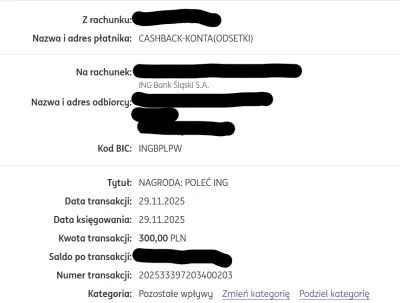 RandomowyMirek - Jakiś czas temu wysyłałem komuś tutaj kod polecający do #ing . 

Nie...