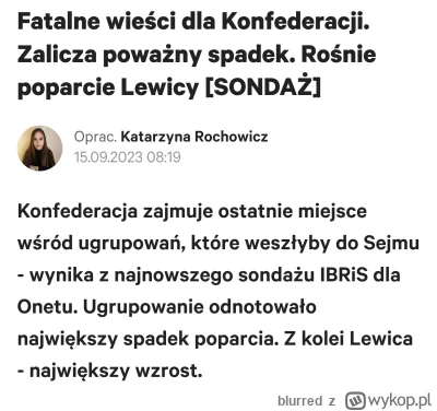 blurred - #bekazkonfederacji #polityka Memcel skutecznie przekonuje do głosowania na ...