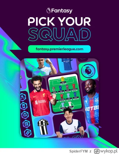 SpiderFYM - Wystartowało Fantasy Premier League

https://fantasy.premierleague.com/

...