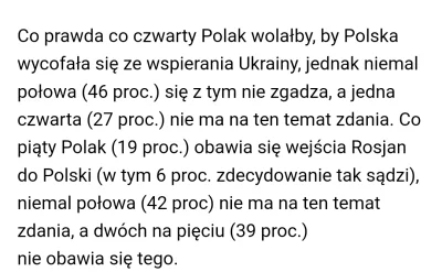 muani1 - #ukraina 60% Polaków to ruskie onuce które mają dość Ukraińców SZOK