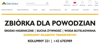 TwojHimars - Jeśli chcecie wspomóc powodzian z firmą BEROTEX to dzwońcie i piszcie na...