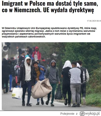 Polejmnie - Darmowe mieszkanie i 6k się należy. Polacy za to zapłacą.
Pamiętaj mordo ...