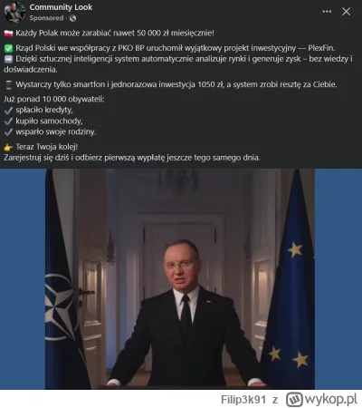 Filip3k91 - Jaki piękny scamik dzisiaj na FB mi się wyświetlił ( ͡º ͜ʖ͡º)
SPOILER

#s...