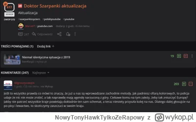 NowyTonyHawkTylkoZeRapowy - na głównej stabilnie, ludzie autentycznie wierzą w zeznan...