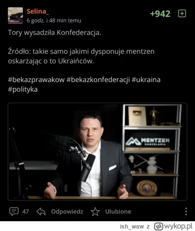 ish_waw - Czy tory wysadziła #konfederacja?

Wśród internautów nie brak opinii, że os...