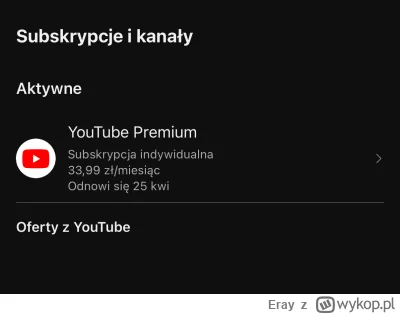 Eray - Siema Mirki, czy ktoś tutaj jest mi w stanie wytłumaczyć, dlaczego za YT premi...
