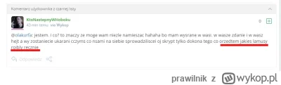 prawilnik - Nic nie spadło. Piękny skrypt w urojeniach Sławka i dodatku obraził swoic...