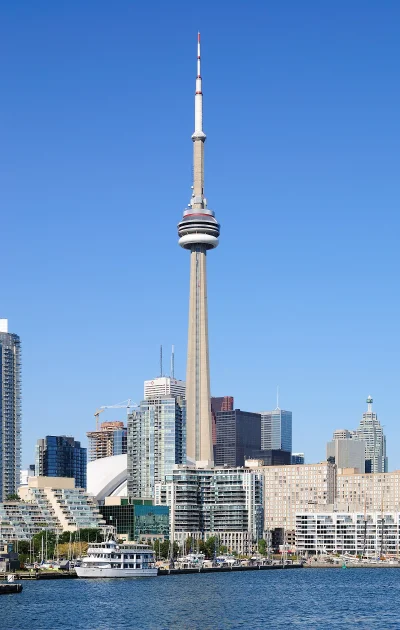 Loskamilos1 - Dzisiaj na moim pięknym tagu słynna CN Tower z Toronto. Dawniej najwyżs...