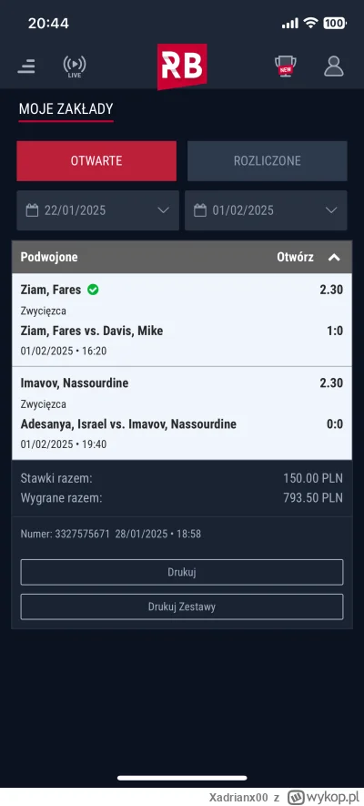 Xadrianx00 - #ufc auuu pięknie dziś powchodziło